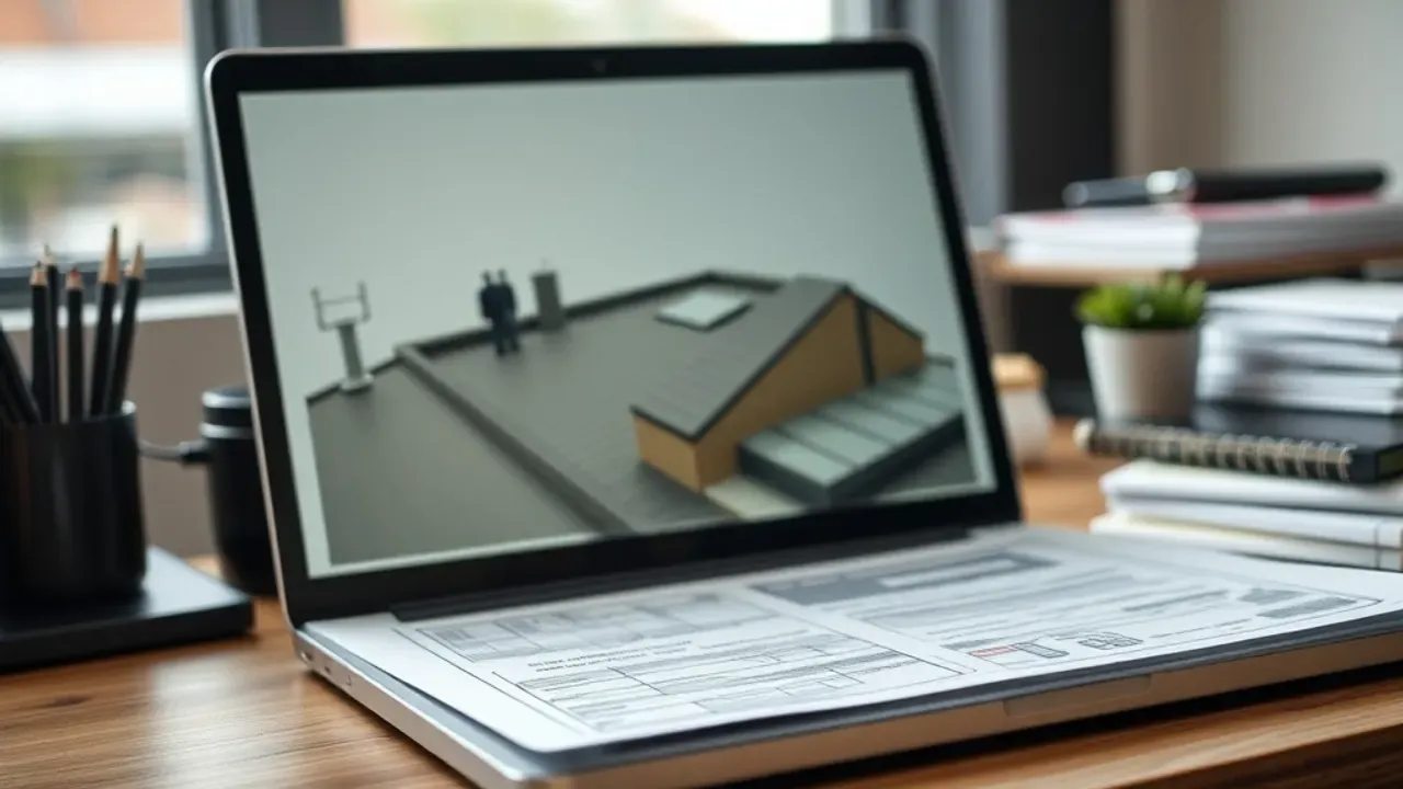 Plans and survey data produced by Cwmbran flat roof renewal