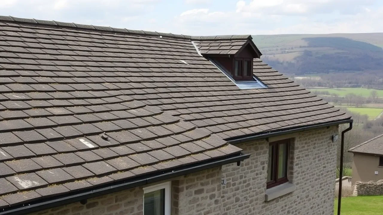 The building and ground relevant to Ebbw Vale exposed upland roofing in Newport